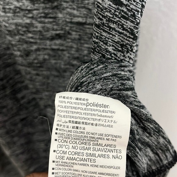 Under Armour woman’s Small Heather Gray Heat Gear Long Hooded Tank Dress Tunic - Picture 7 of 14